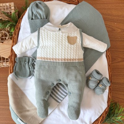  Saída de Maternidade Guilherme - Verde e Areia